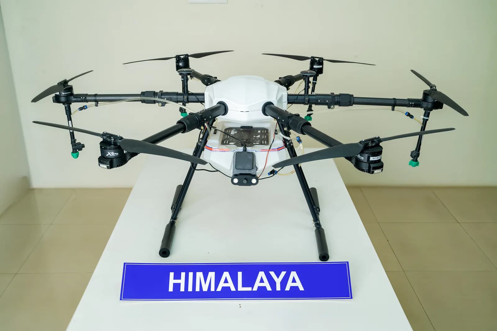 HIMALAYA drone with its full rotor span extended
